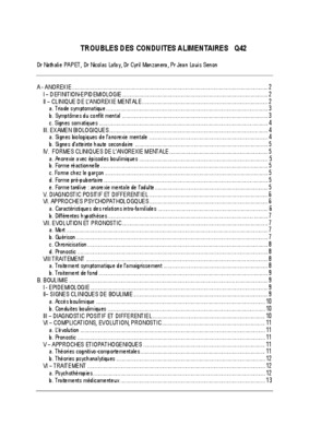 inventaire des troubles alimentaires Book