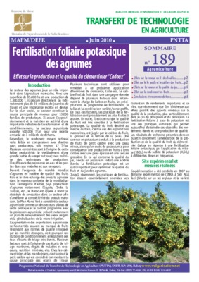 floraison nuaison fertilisation foliaire des agrumes Book
