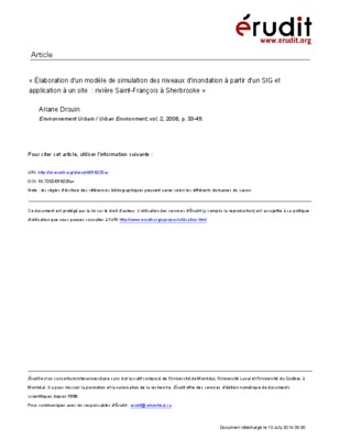 simulation inondation Book