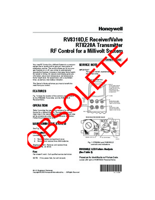 rv8310d e receiver valve Book