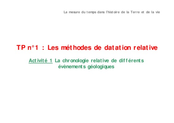 limites des methodes de datation Book