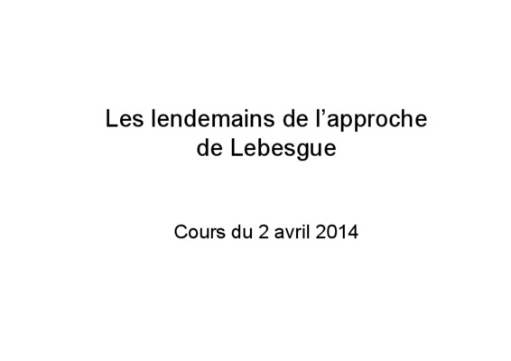 lendemains Book