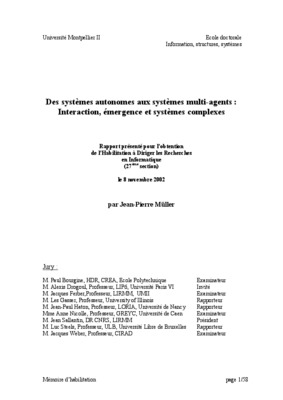 les agents virtuels autonomes Book