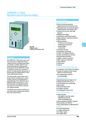 relais 7sj62 Book