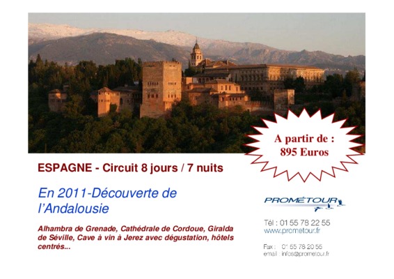 carte andalousie Book