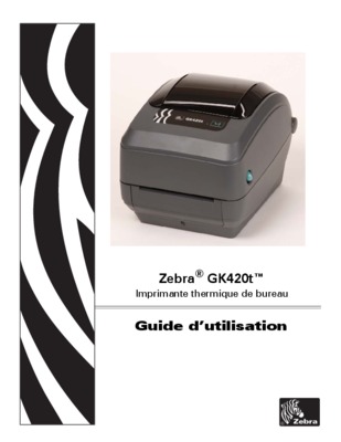 zebra gk420t Book
