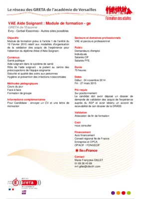 resultat aide soignant 2010 greta de noisy le grand Book