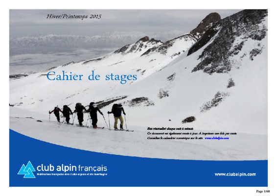 club alpin ffcam Book