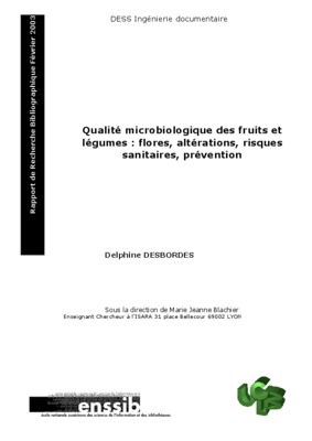 agent d_alteration microbiologique des fruits Book