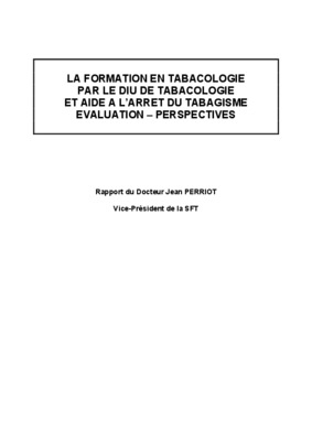 tabacologie Book