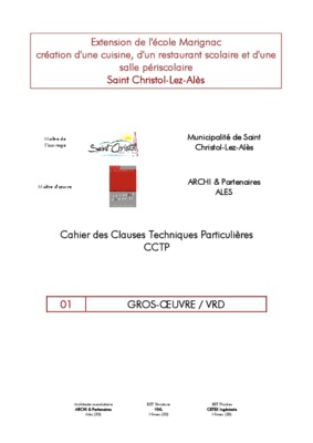 cahier des clauses techniques particulieres du gros oeuvre Book