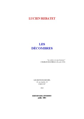 decombres Book