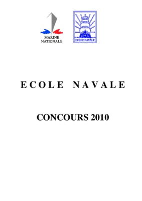 concours ecole navale 1993 Book