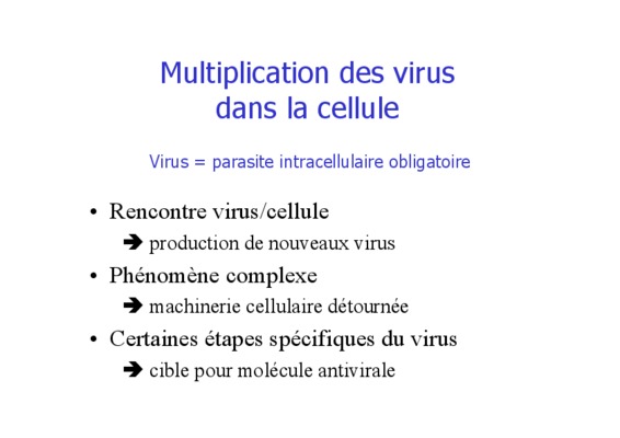 cycle de multiplication du virus ourlien Book