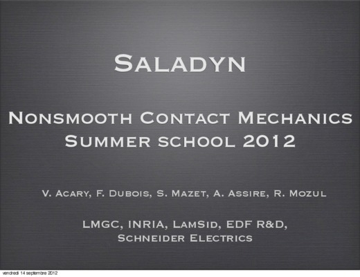 contact mechanics Book