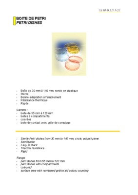 lecture sur la boite de petri Book