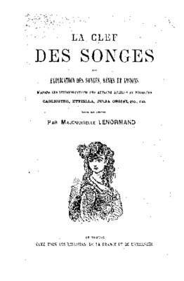 la cle des songes Book
