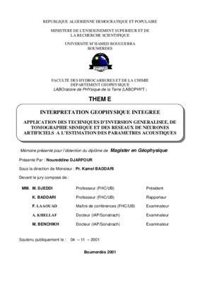 interpretation geophysique Book