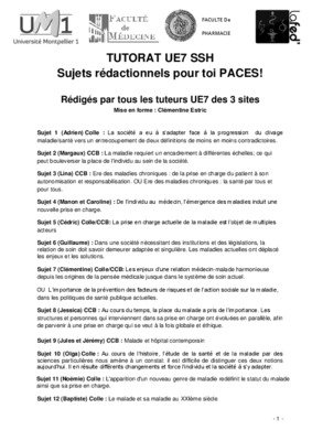 tutorat paces ue 3 Book