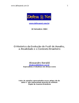 historico do fuzil Book