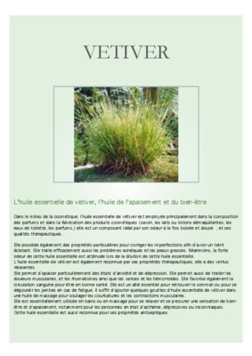 vetiver Book