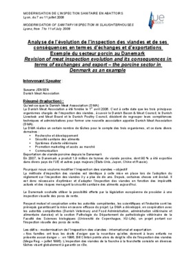 cours inspection des viandes Book