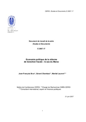 programme de transition fiscale de l_uemoa Book