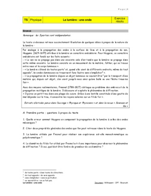 electromagnetique exercice onde resolu Book