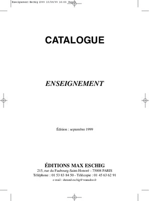 eschig Book