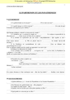 corrige sur les panathenees Book