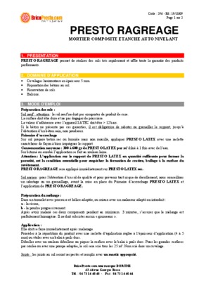 produit de ragreage Book