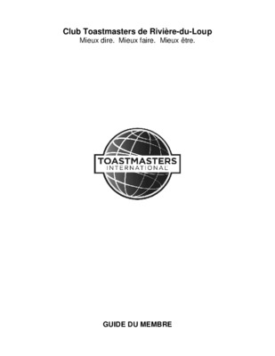 toastmasters Book