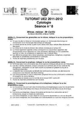 qcm cytologie seance n2 Book