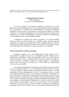 didier delignieres cours Book
