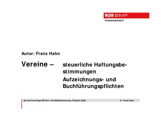 vereine Book