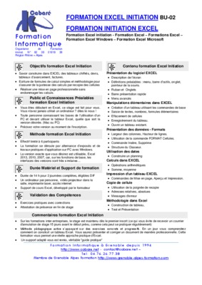 excel 2010 initiation Book