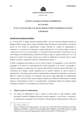 les covered bonds Book