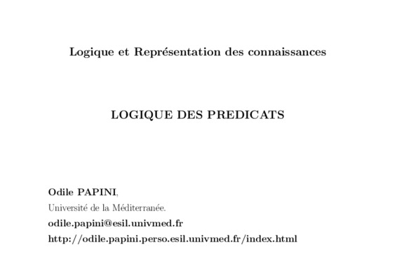 logique et connaissances Book