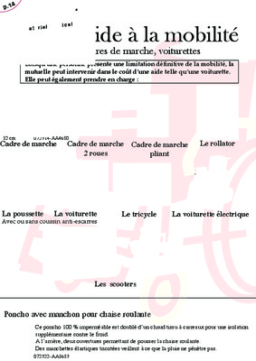 aide mobilite Book