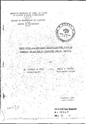 barrages de reservoir du cameroun et leur problemes Book