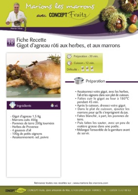 fiche technique gigot d_agneau roti Book