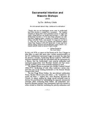 sacramental Book