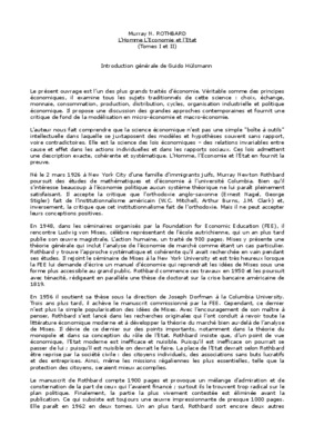 murray rothbard Book
