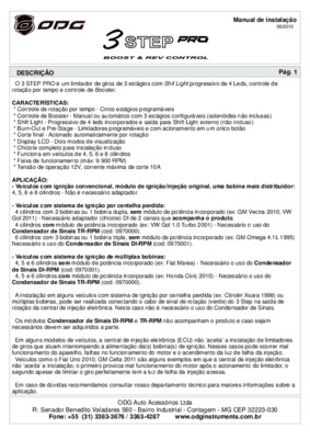 manual instalacao farol uno Book