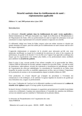 reglementation hygiaine securite sante applicables aux immeubless Book