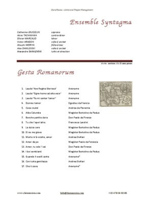 gesta Book