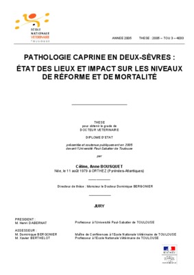 pathologie caprine du diagnostic a la prevention Book