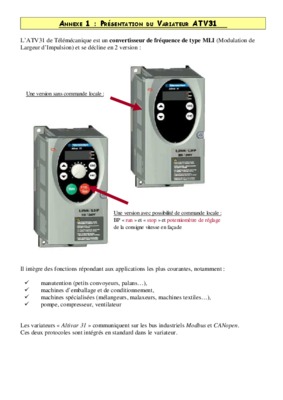 cablage atv31 canopen Book