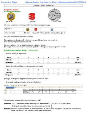cours de probabilite Book