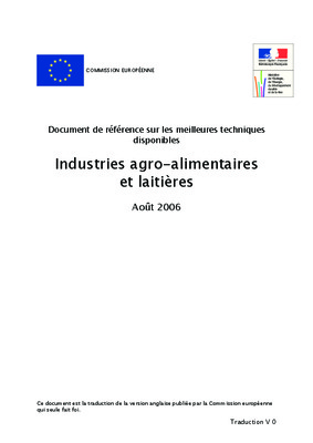 industries laitieres et rejets generes Book